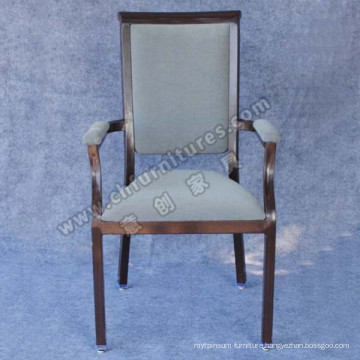 Black Tube and Comfortable Armrest Restaurant Chair (YC-E65-05)